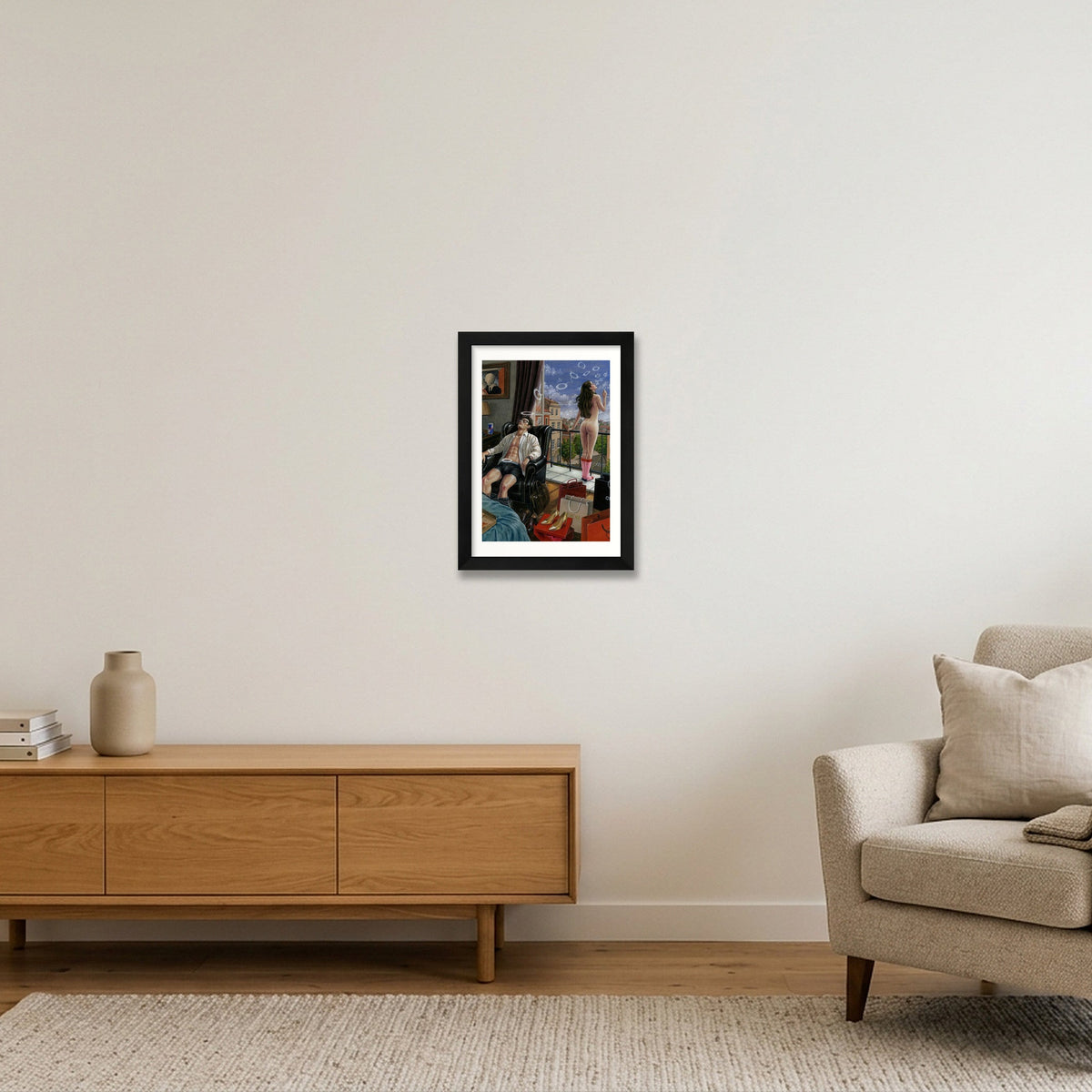 Daydreaming 8 — A4 (21×30cm, 8×12") Black Frame