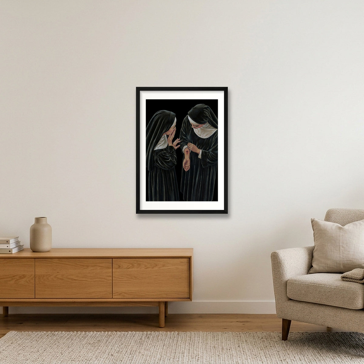 Bearing Witness — A2 (42×59cm, 17×23") Black Frame