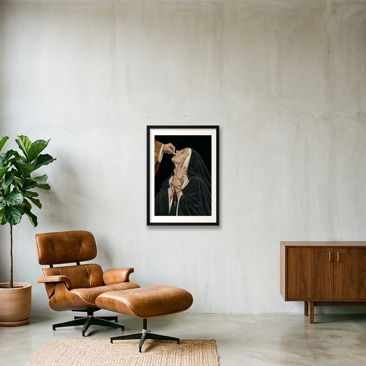 And Yet — A2 (42×59cm, 17×23") Black Frame