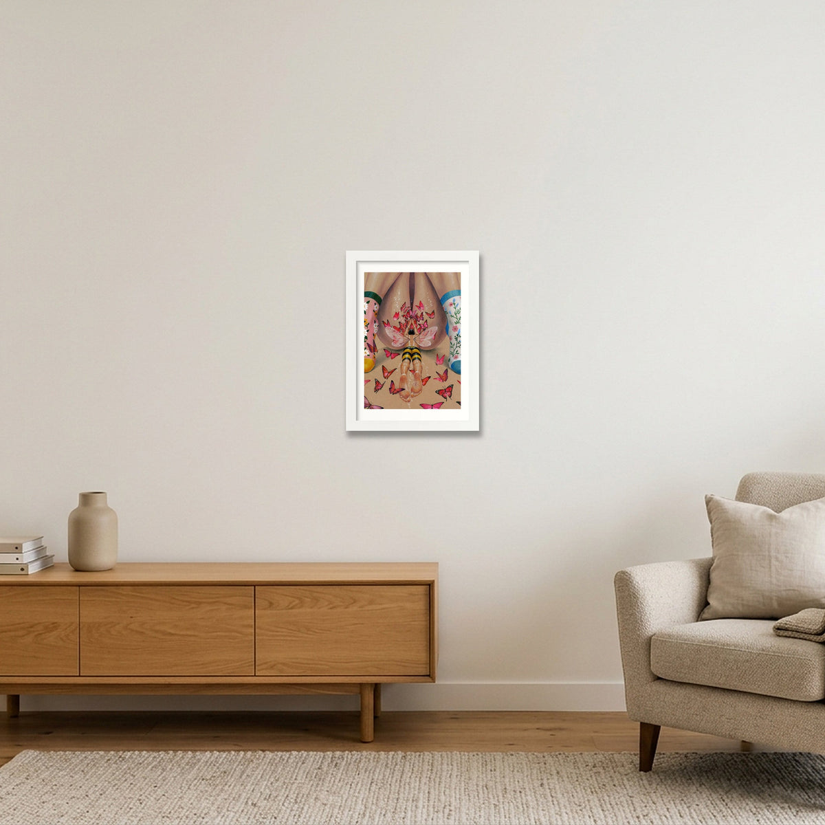 Into You 4 — A4 (21×30cm, 8×12") White Frame
