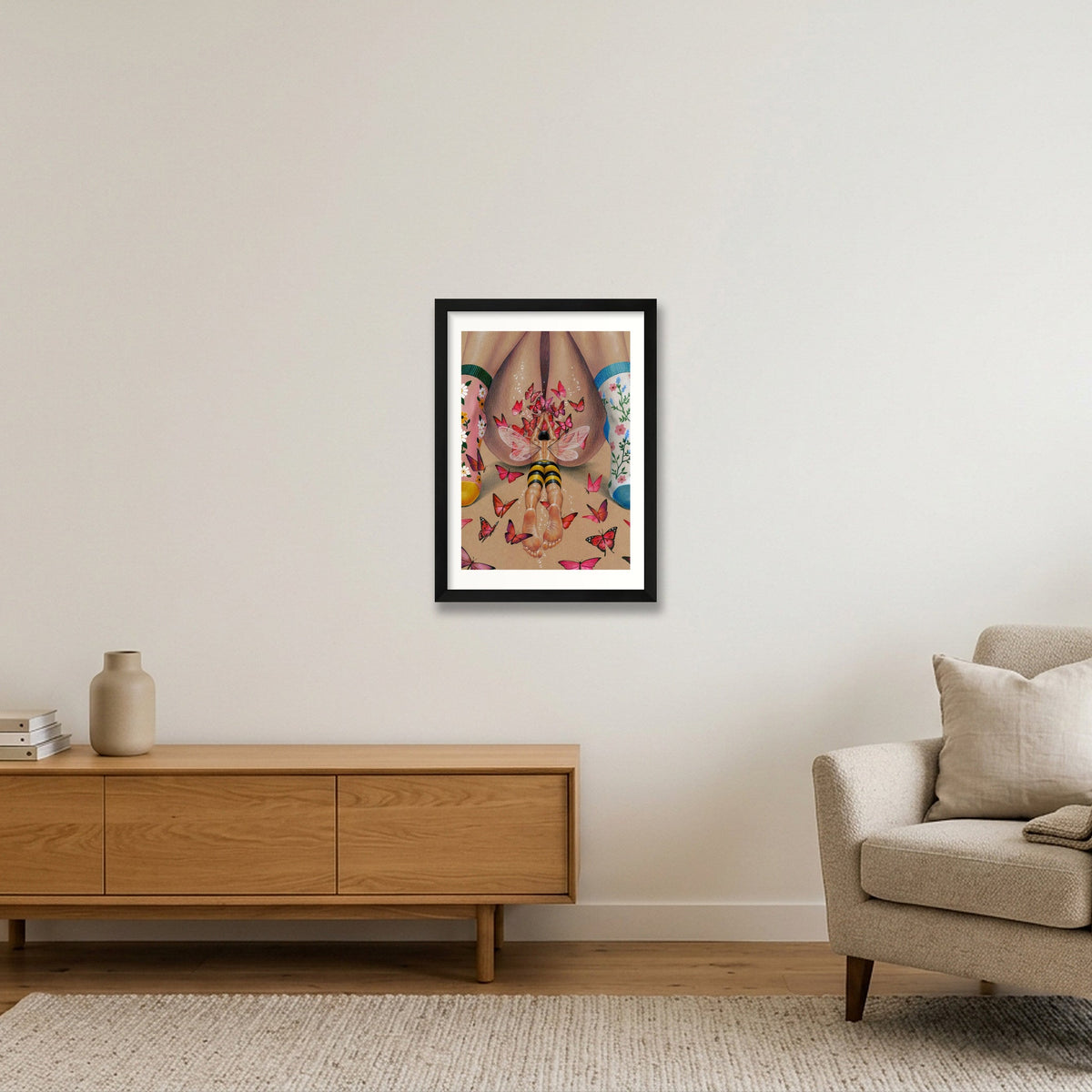 Into You 4 — A3 (30×42cm, 12×17") Black Frame