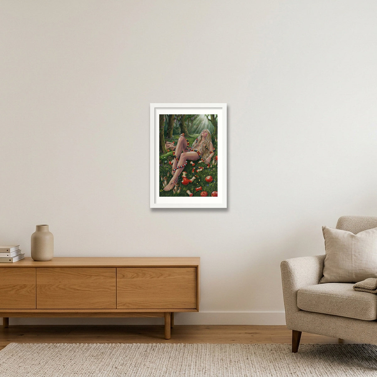 Eve 3 — A3 (30×42cm, 12×17") White Frame