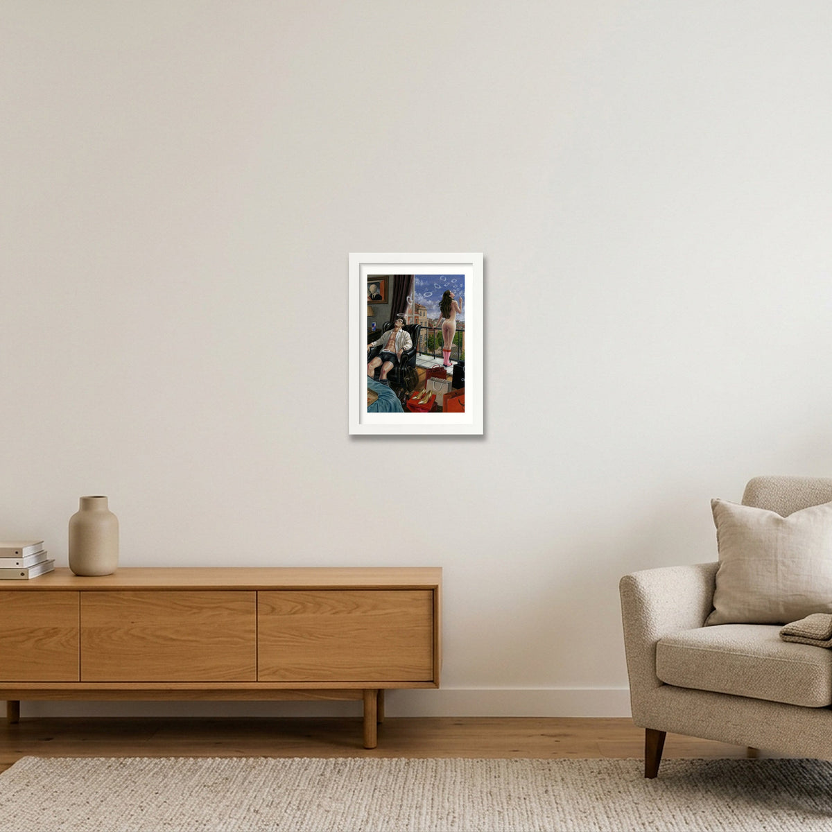Daydreaming 8 — A4 (21×30cm, 8×12") White Frame