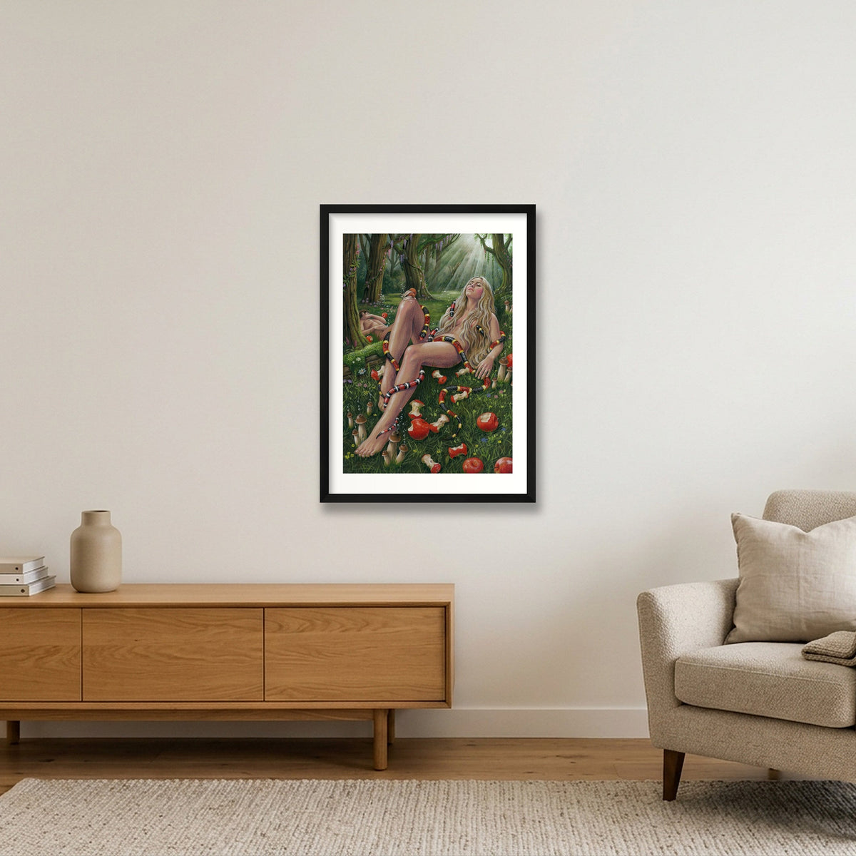 Eve 3 — A2 (42×59cm, 17×23") Black Frame