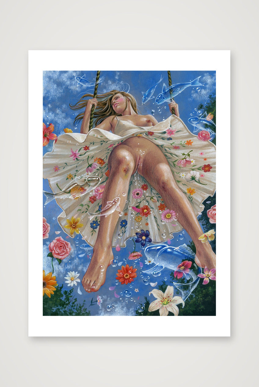 Summer Afloat — A4 (21×30cm, 8×12") Print only