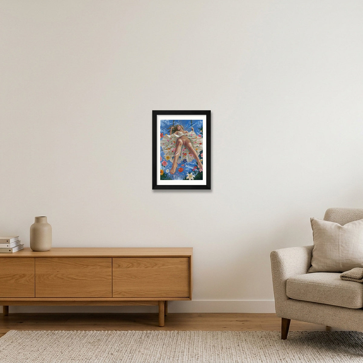 Summer Afloat — A4 (21×30cm, 8×12") Black Frame
