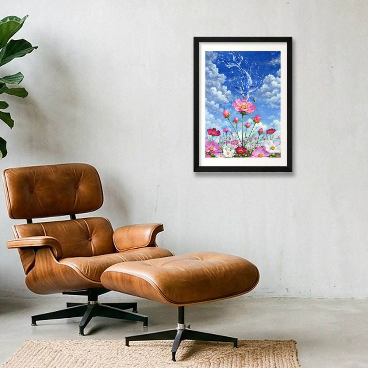 What Follows Naturally — A3 (30×42cm, 12×17") Black Frame