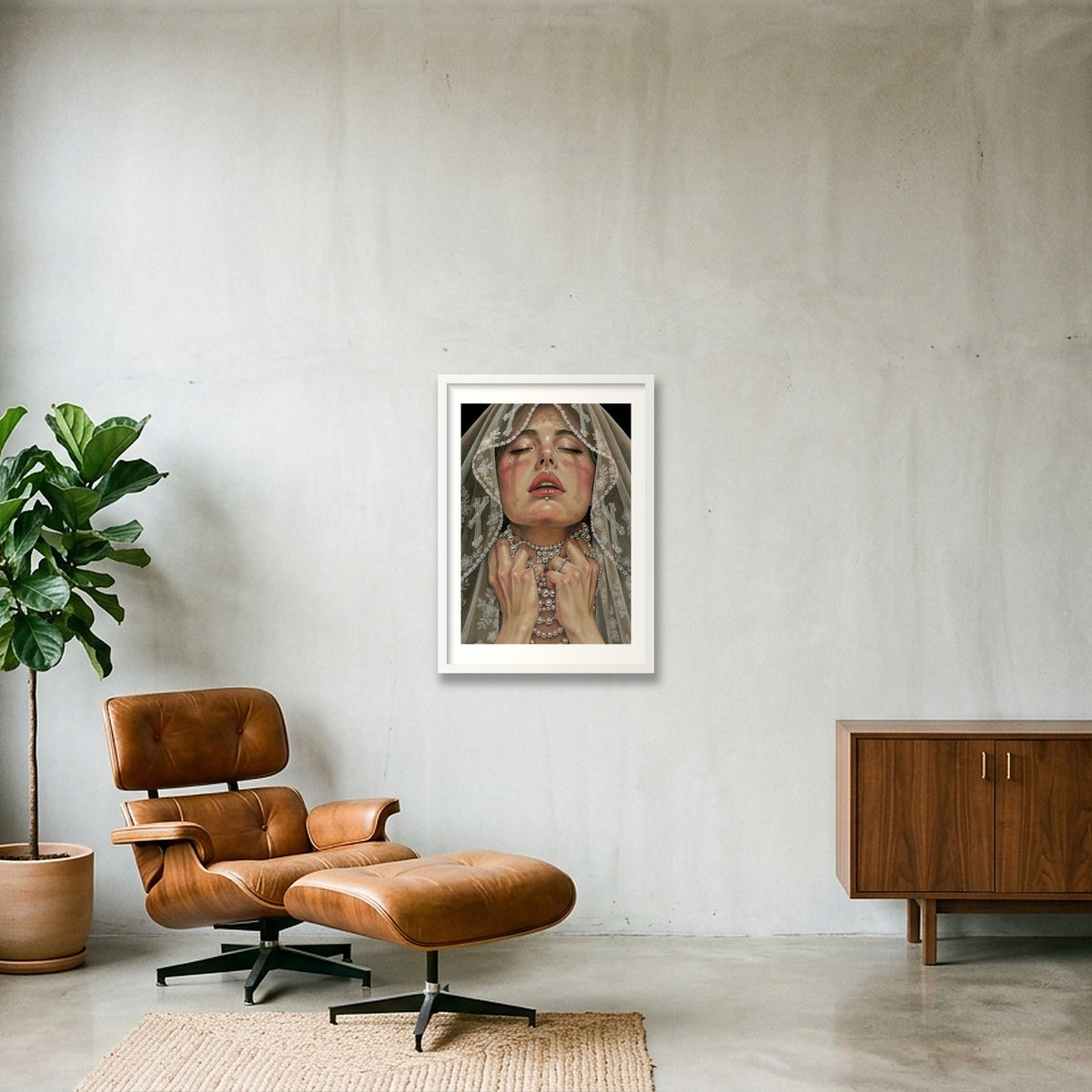 Rapture 2 — A2 (42×59cm, 17×23") White Frame